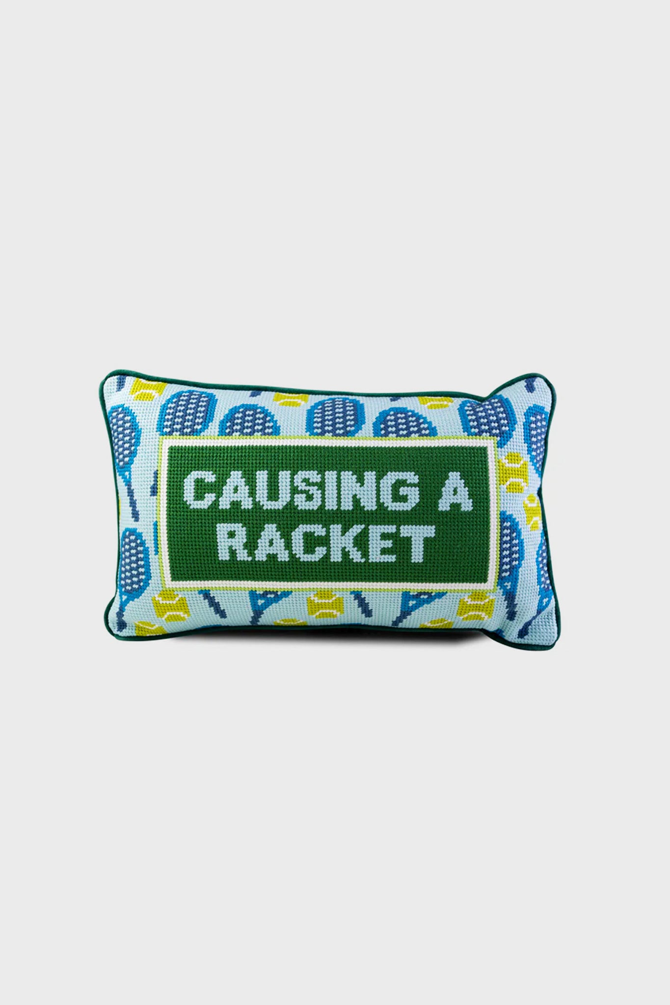 Furbish Studio Needlepoint Pillow - Thumbnail 3