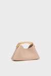 Nude Leather Mini Boomerang Caviar Bag