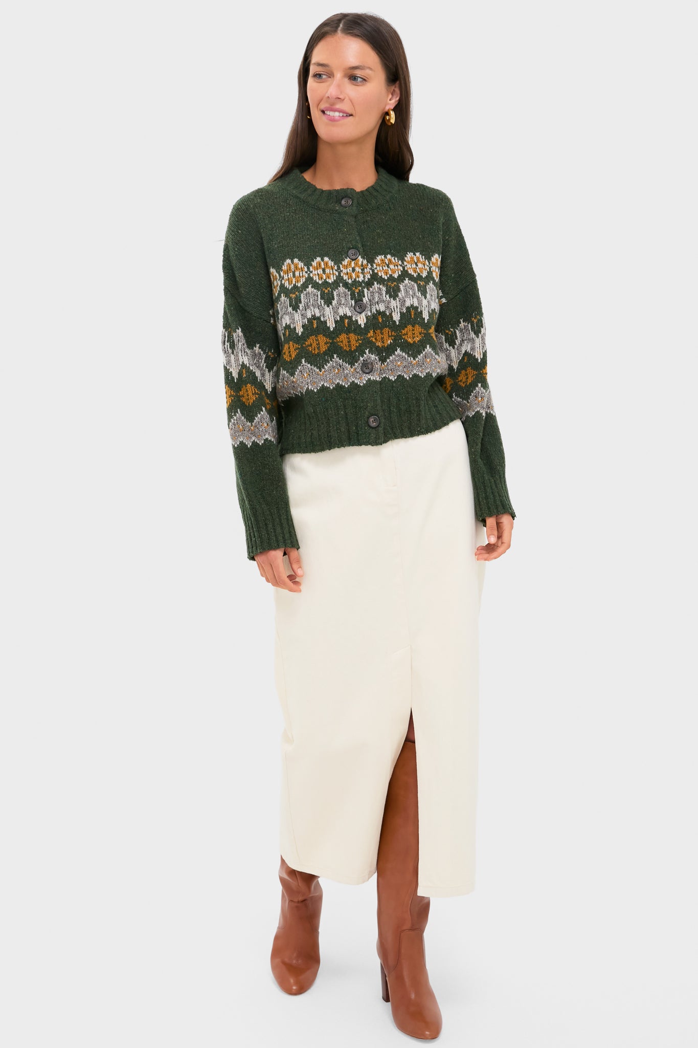 Dark Forest Fairisle Cammie Sweater | Altuzarra