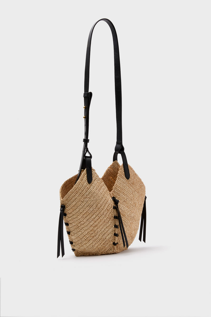 Natural and Black Tampa Mini Bag