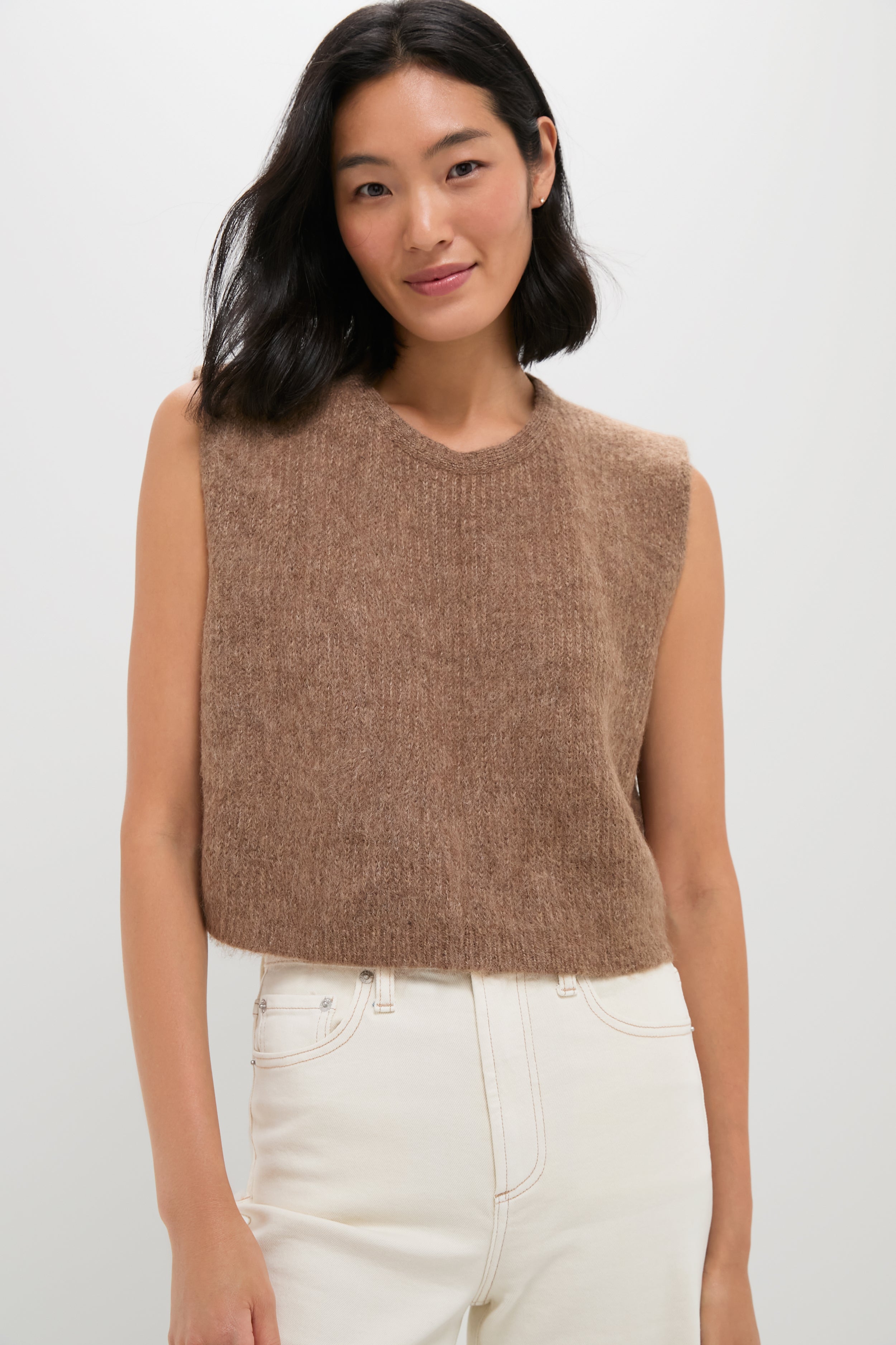 Doe Brushed Melange Sweater | THE GREAT.