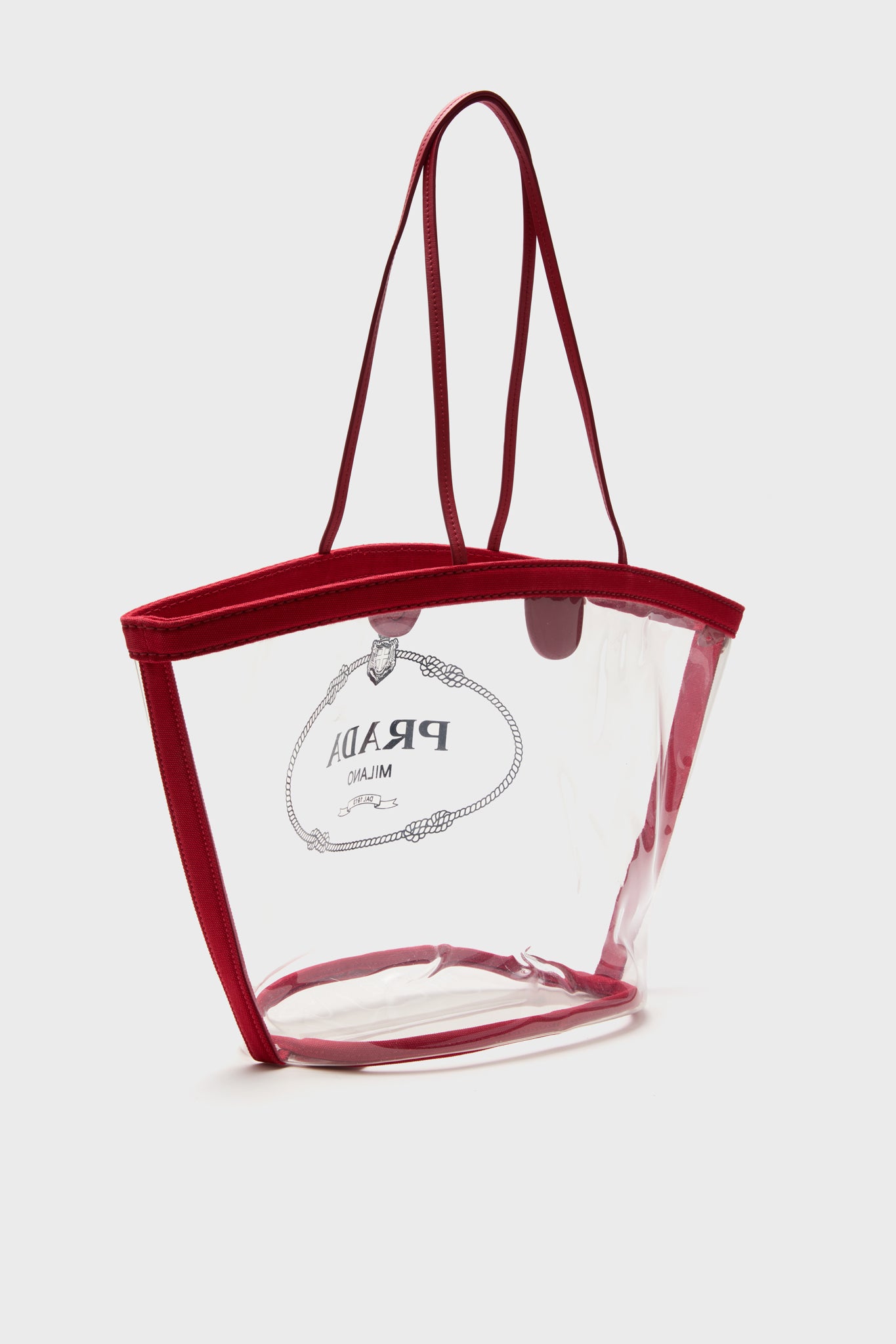 PRADA Canapa Plex Tote Bag