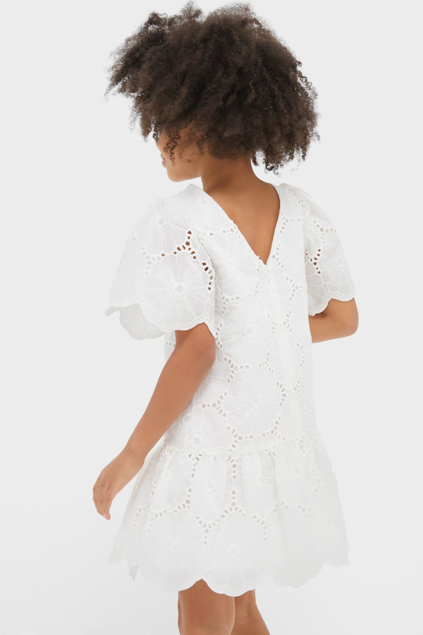 White Eyelet Dress