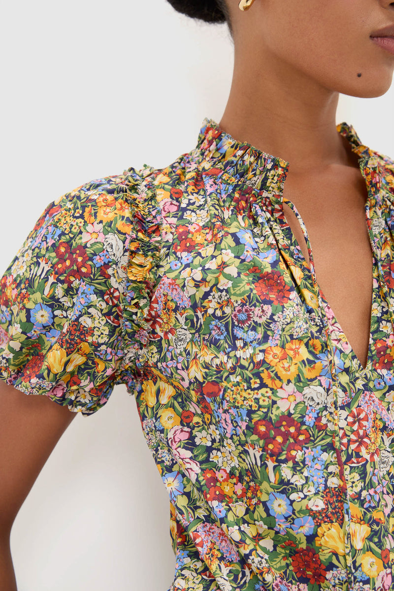 Cottage Garden Edith Short Sleeve Mini Dress