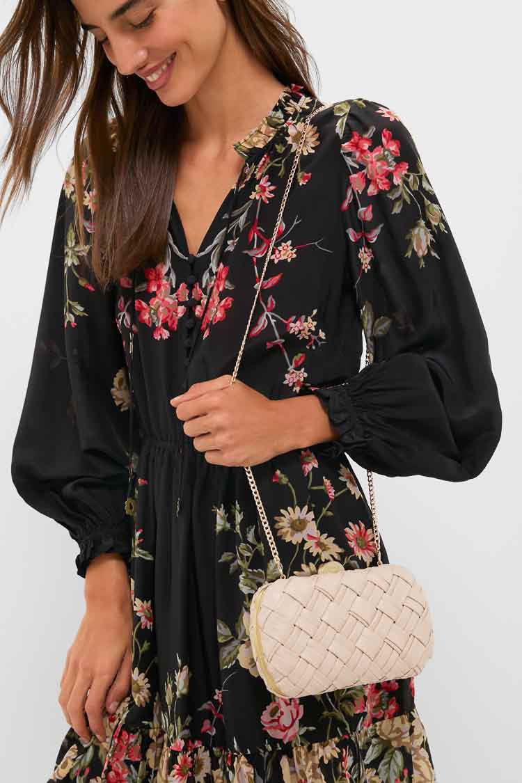 Natural Haven Woven Clutch