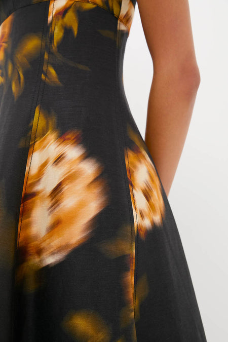 Mira Print Magdelena Maxi Dress