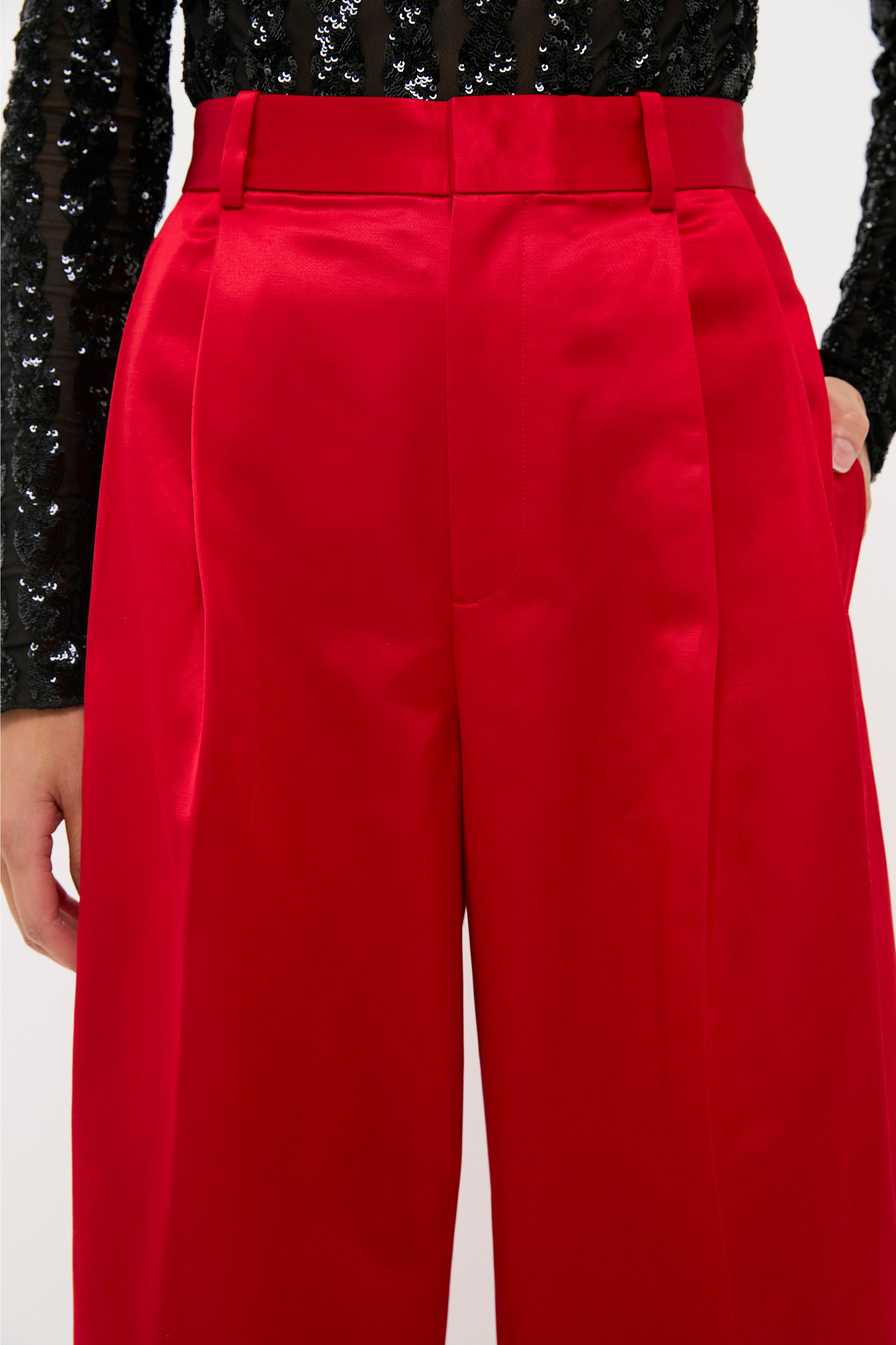 Red Standard Pants