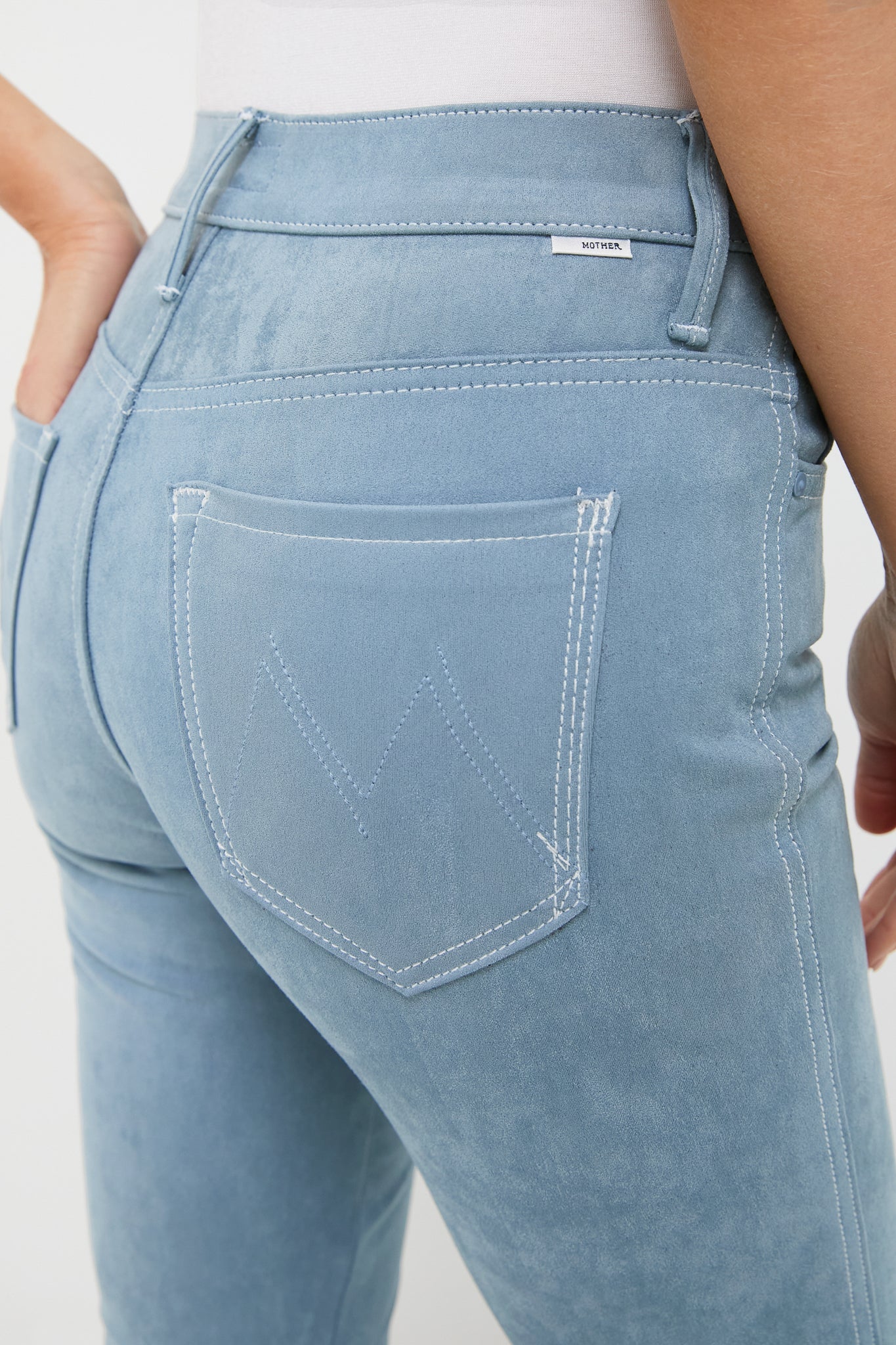 Blue Hoo Faux Suede The Desperado