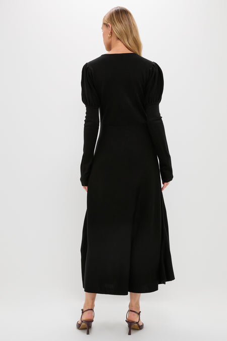 Black Brielle Sweater Dress