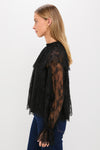 Black Casandra Lace Blouse