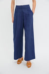Navy Denim Panca Pants