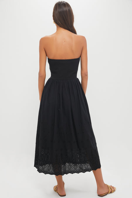 Black Harper Midi Dress