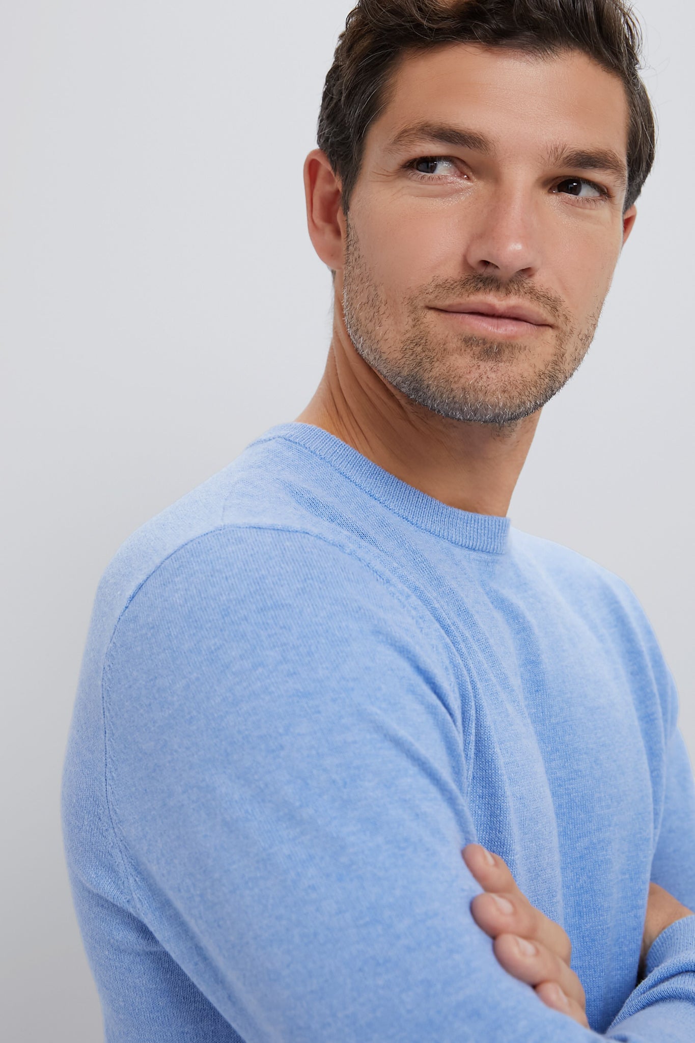 Light Blue Tidal Sweater