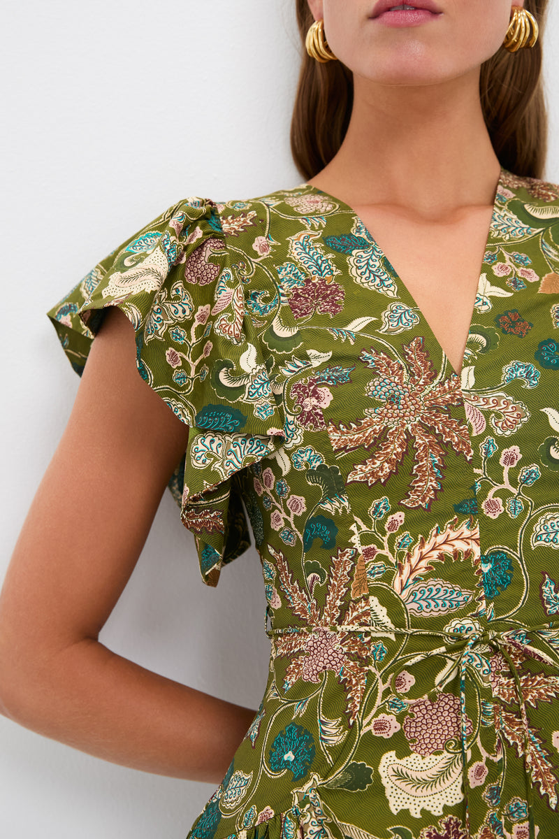 Lichen Darya Drop Waist Midi Dress