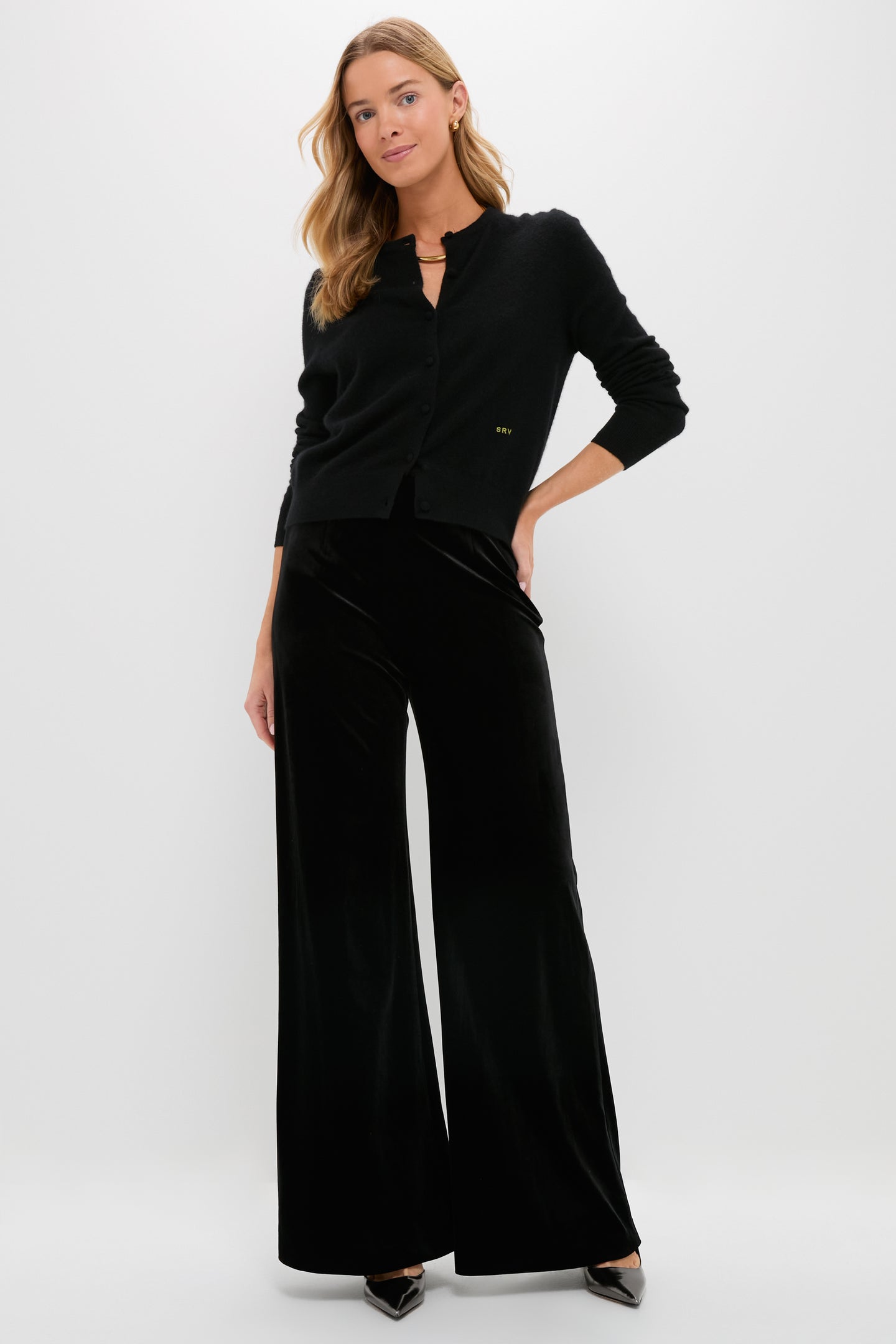 Black Velvet Deja Pant