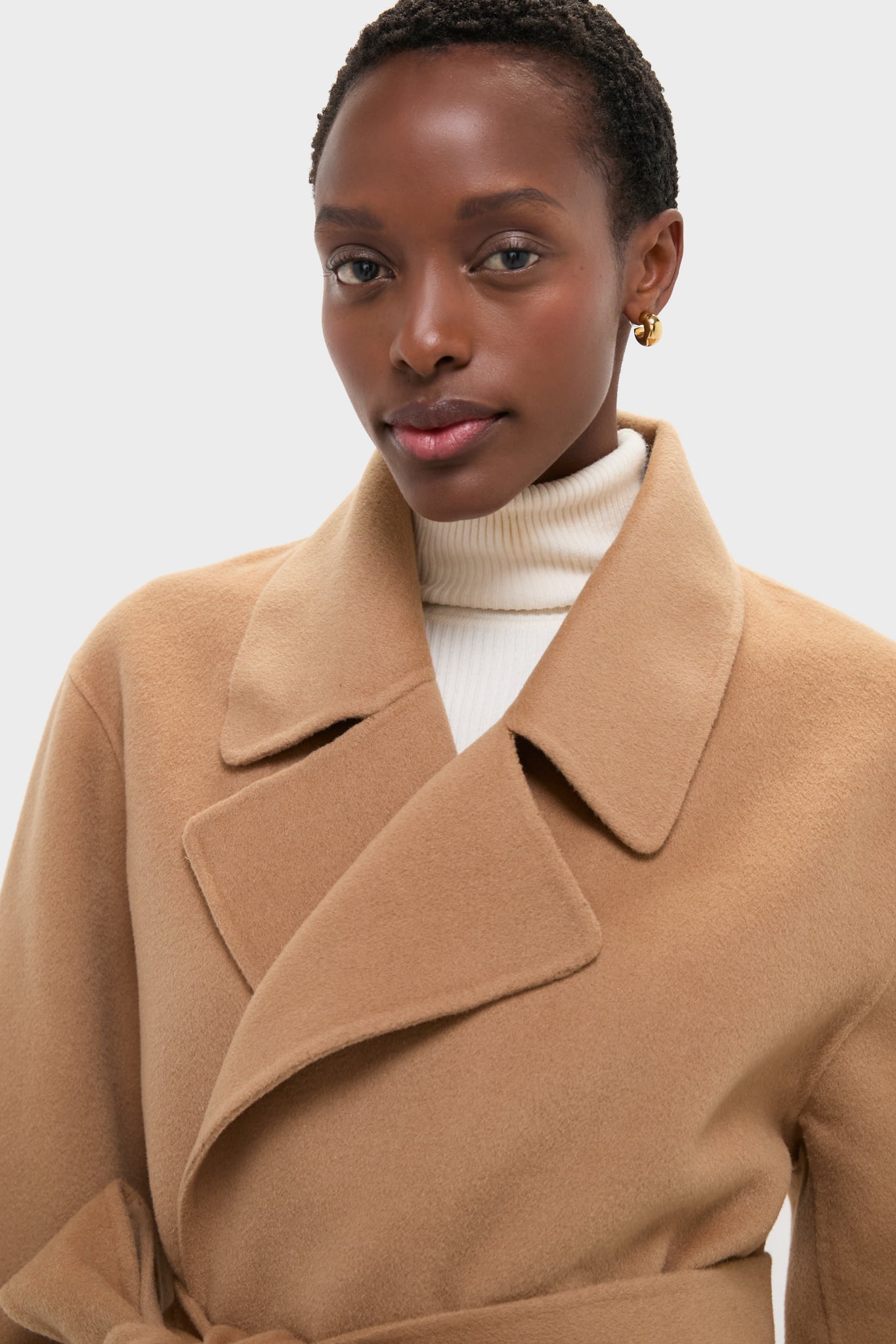 Camel Wool Trinity Coat