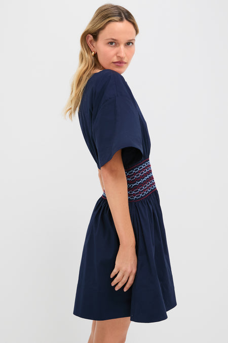 Navy Amy Mini Dress
