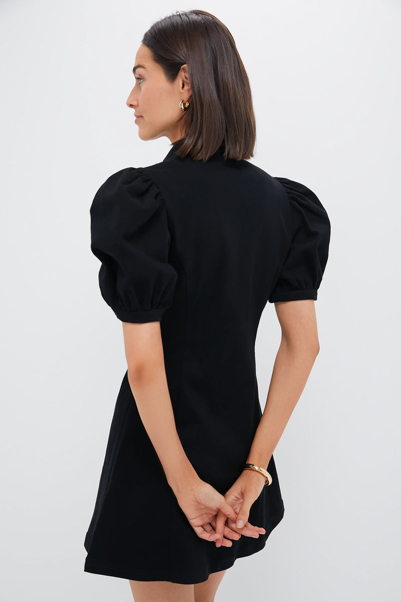Short Black Denim Dress Hyacinth House Black Front Zip Denim Mini Dress Black / XXS Short Black Denim Dress Hyacinth House Black Front Zip Denim Mini Dress Black / XXS