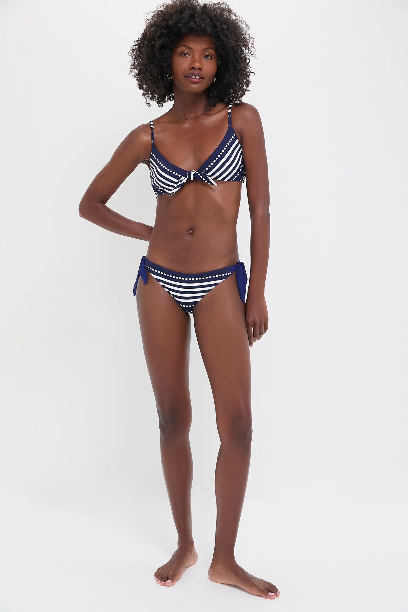 Eshe Navy Lucy Side Tie Bottom