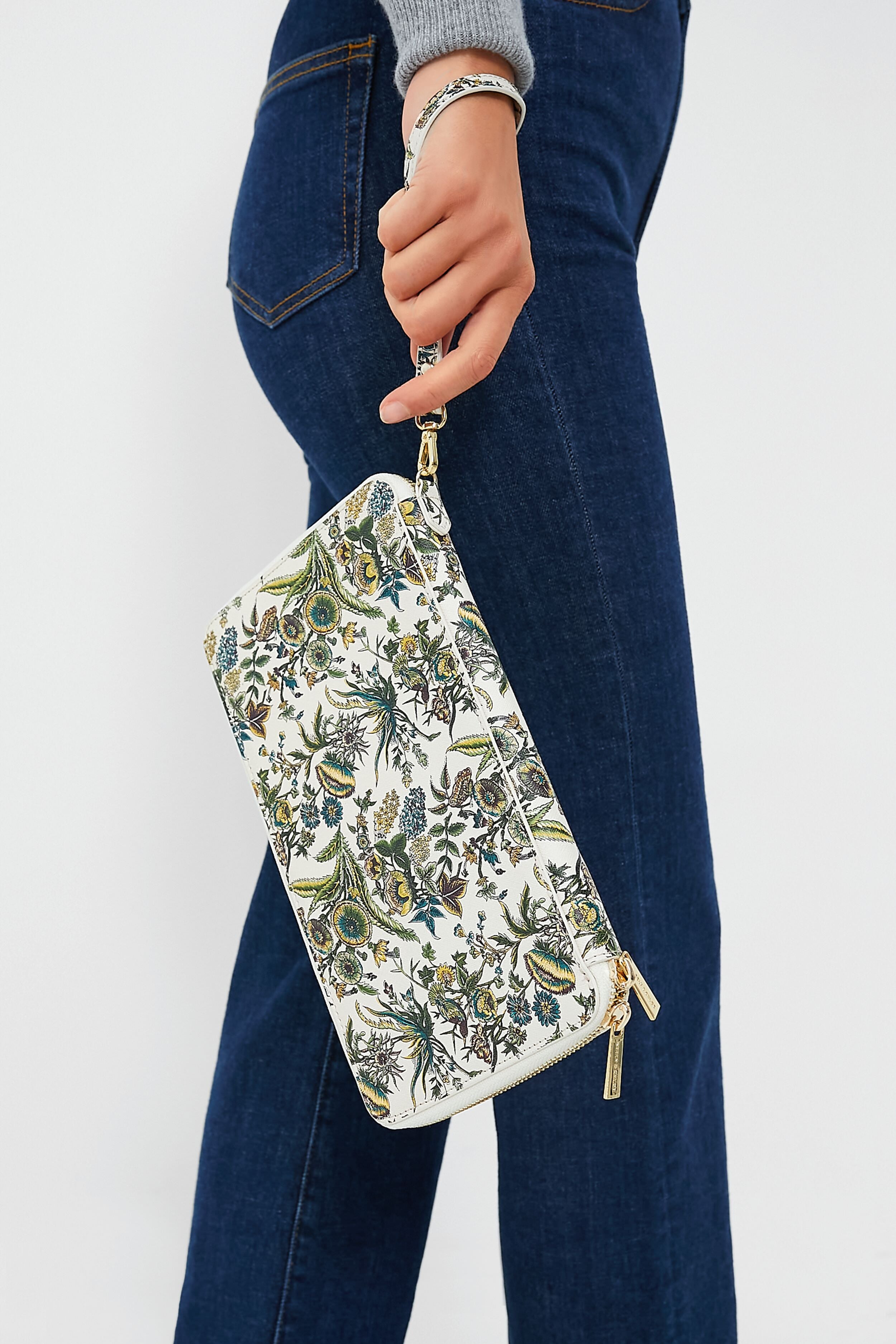 Sharp Floral Travel Wallet