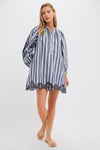 The Navy Stripe Samara Dress