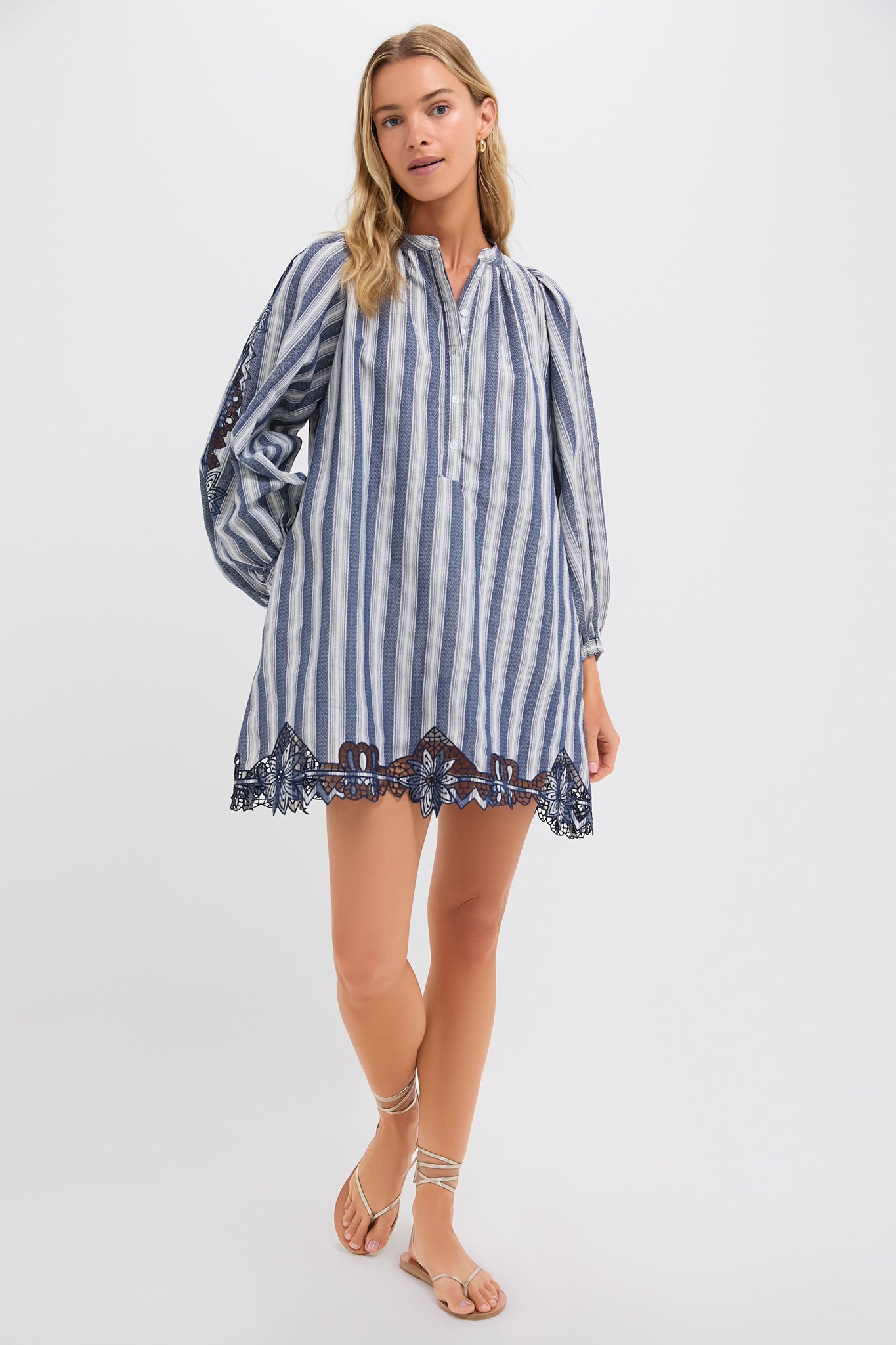 The Navy Stripe Samara Dress | The Shirt by Rochelle Behrens