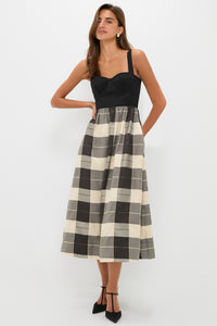 Mairead Check Plaid Maria Dress