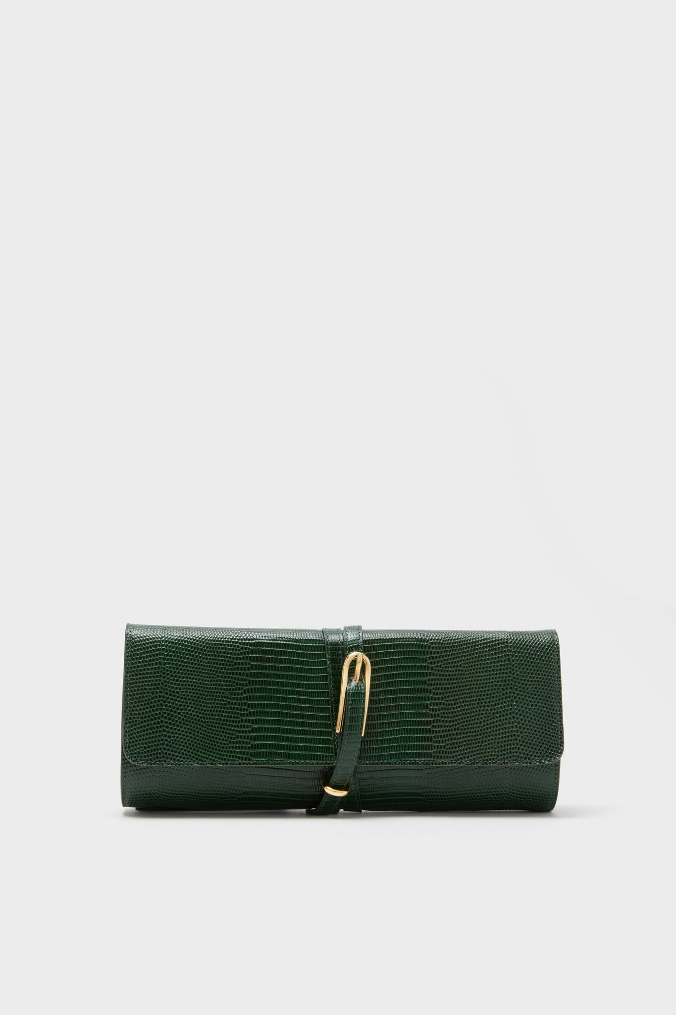 Emerald Belted Clutch