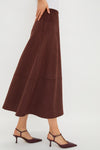 Ganache Vegan Suede Veronica Skirt