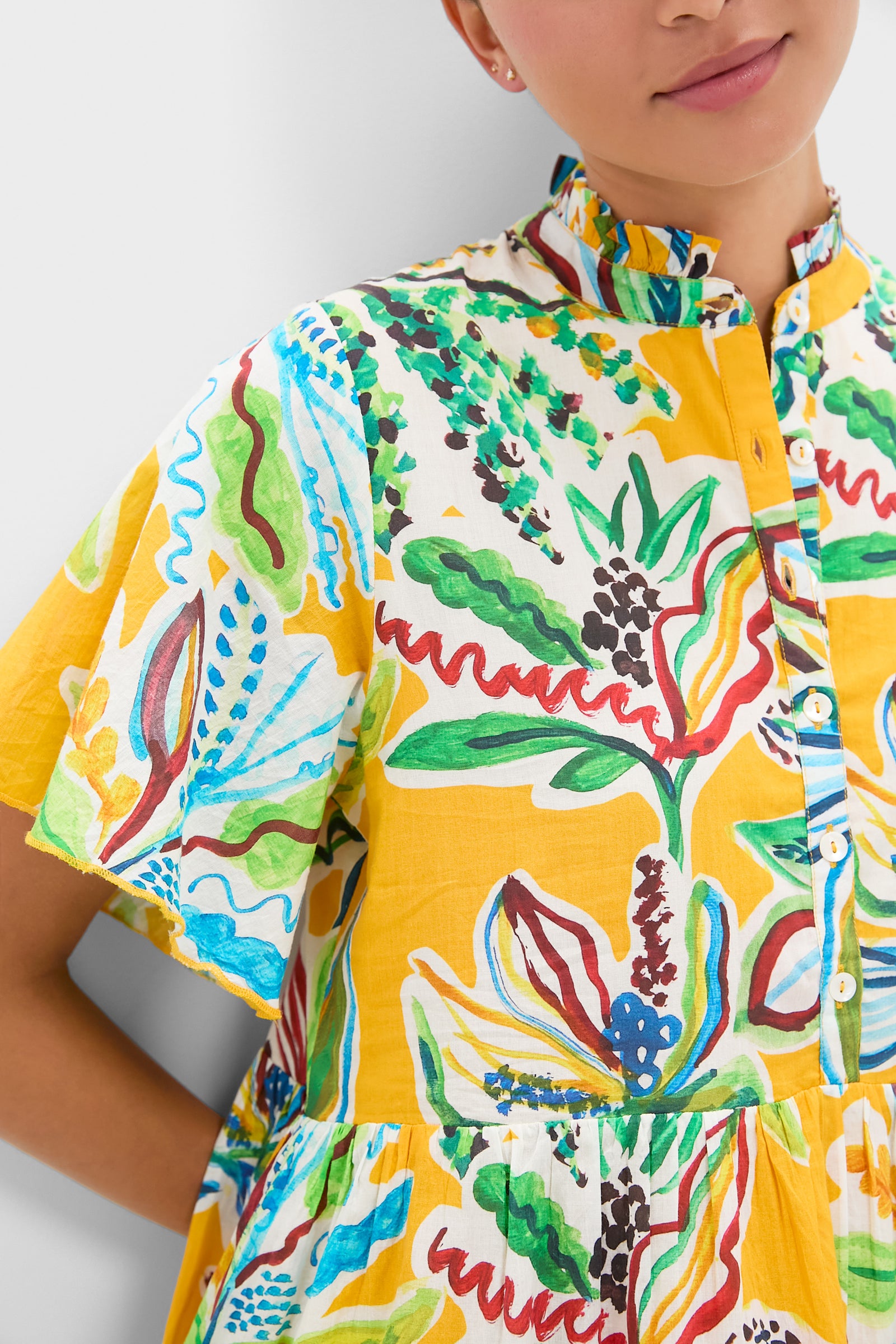 Orange Olinda Vibeka Short Dress