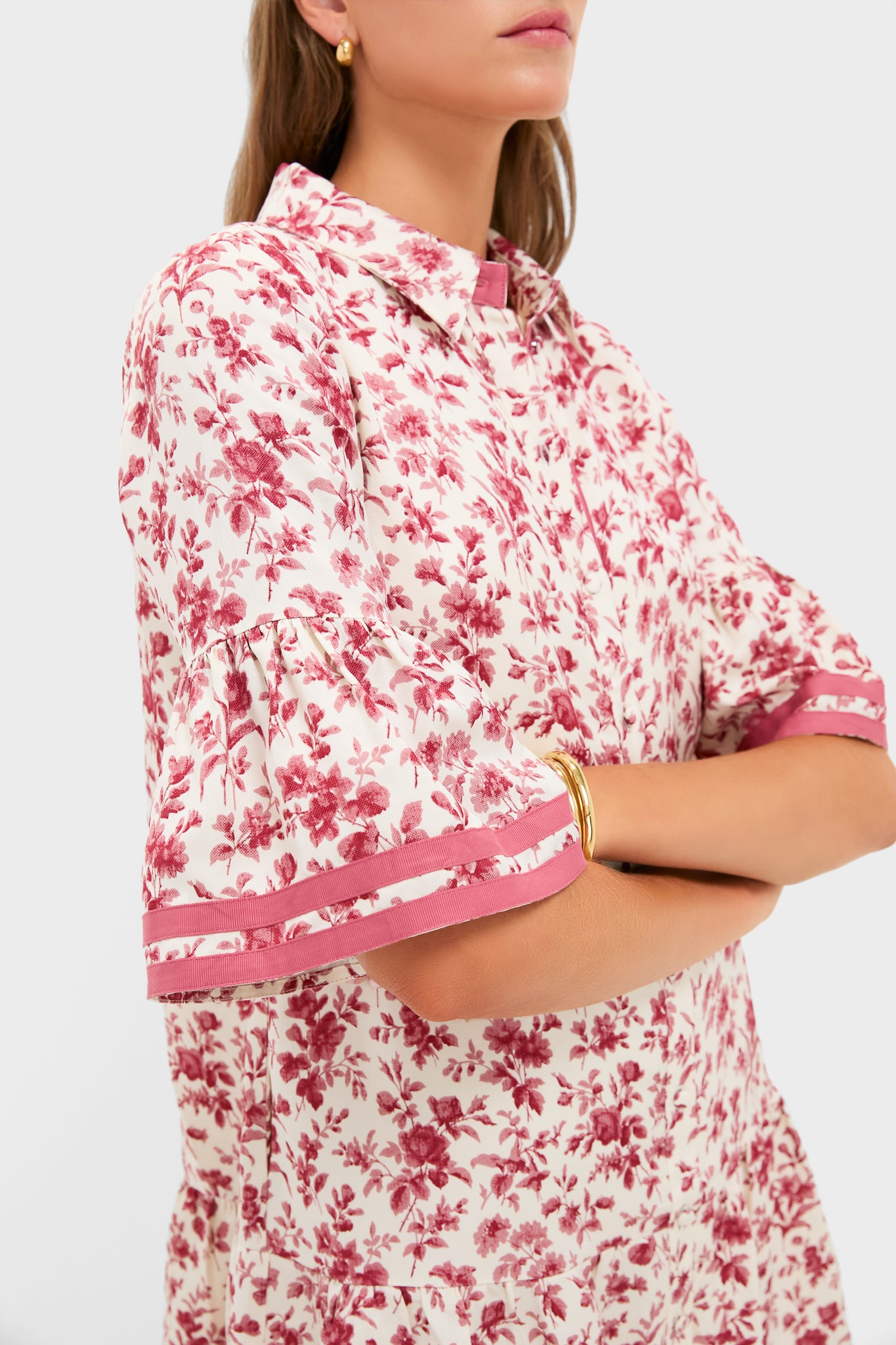 Pomegranate Bloom Rowe Dress
