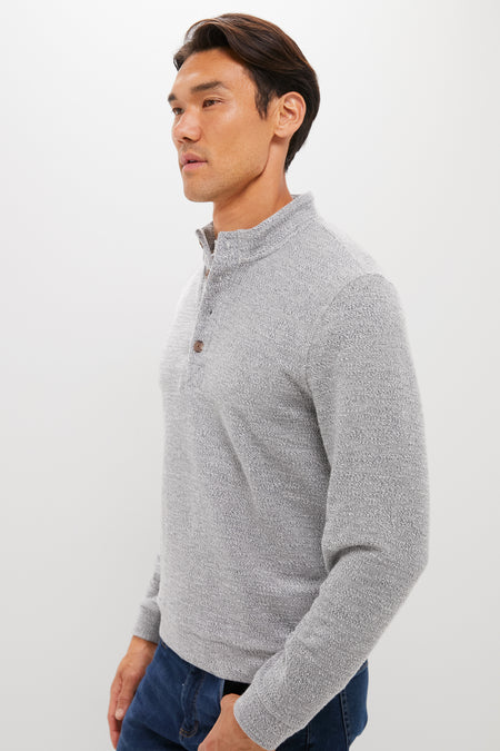 Gray Clayton Textured Pullover