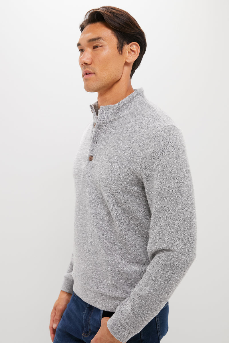 Gray Clayton Textured Pullover