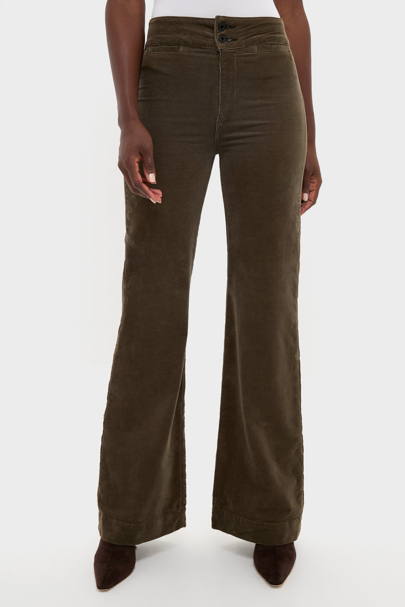 Safari Green Brighton Corduroy Pant