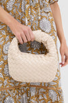 Oatmilk Woven Tracy Bag