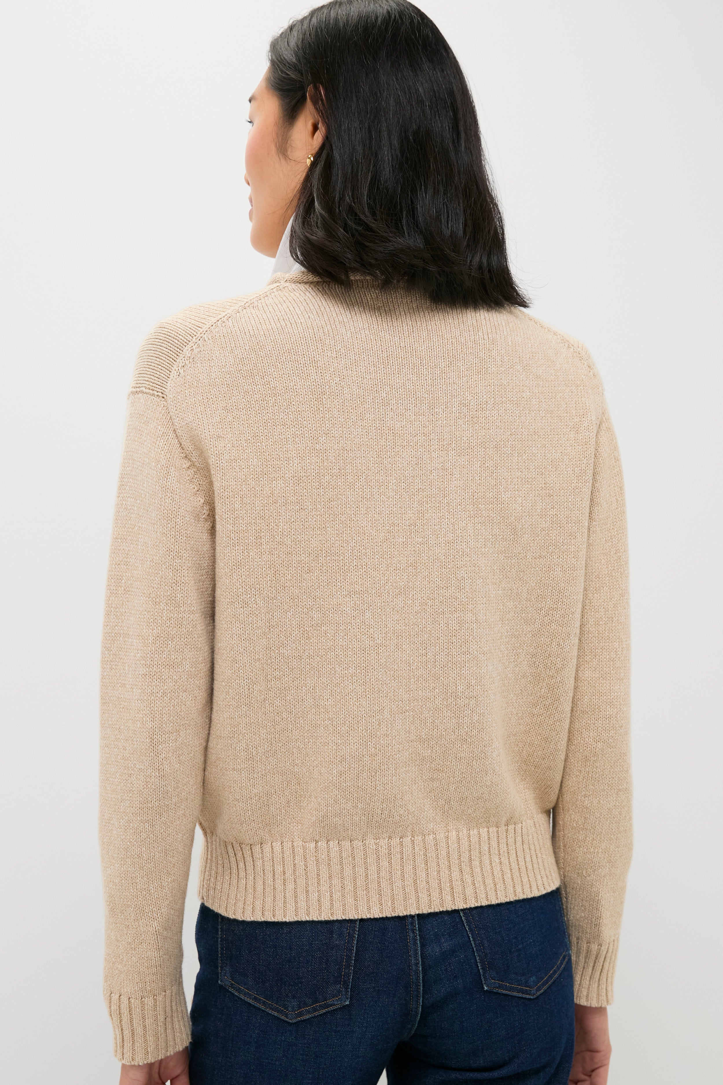 Dark Almond Marl Polo Bear Crewneck Sweater | Polo Ralph Lauren