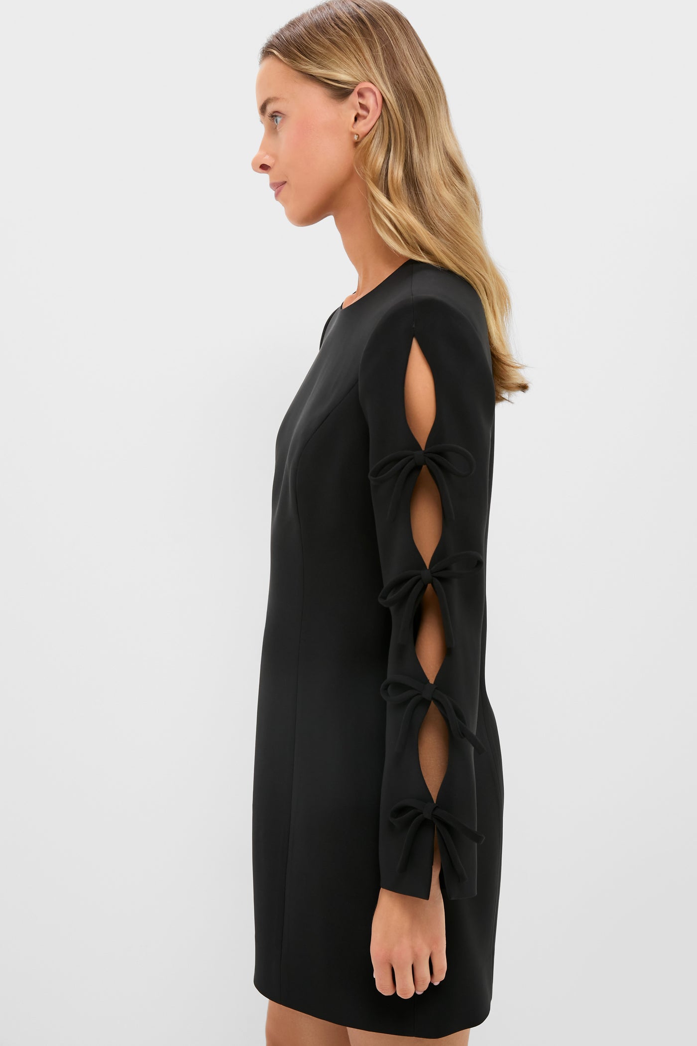 Black Bow Sleeve Belinda Mini Dress | Hyacinth House Black Bow Sleeve Belinda Mini Dress | Hyacinth House