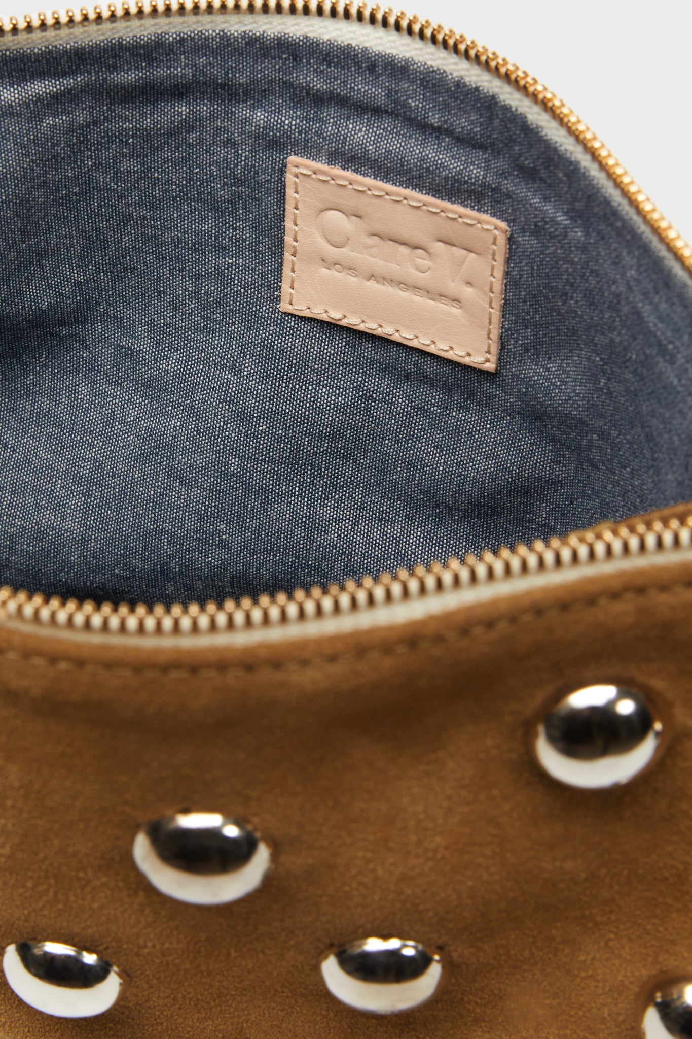 Oat Studded Lune Bag