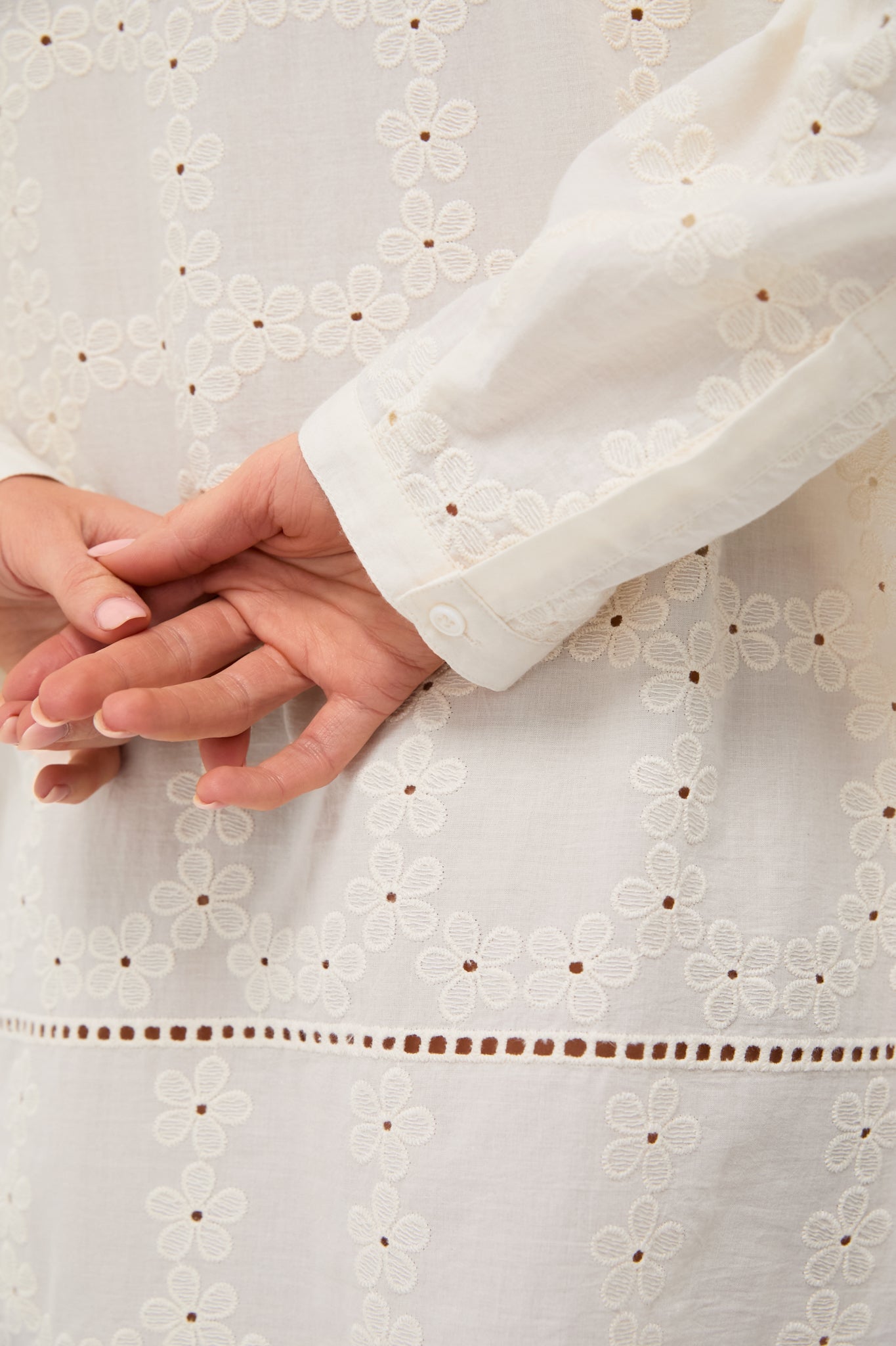 Ivory Eyelet Penny Dress