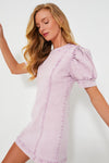 Lilac Stretch Denim Juniper Mini Dress