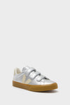 Silver Pierre Recife Logo Sneakers