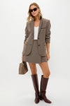 Chestnut Herringbone Cawley Blazer