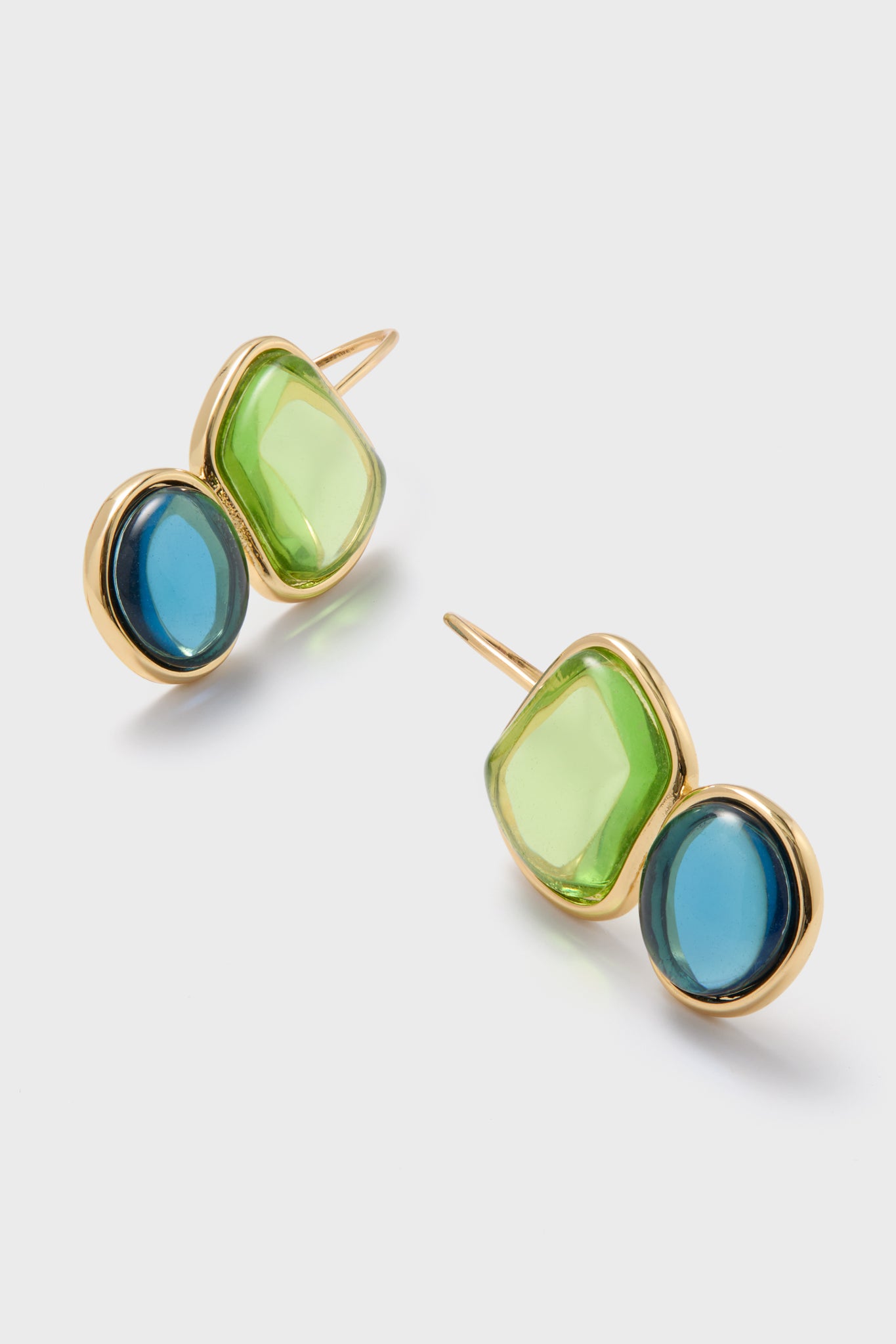 Green Petite Analia Earrings
