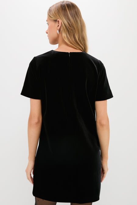 Black Velvet Mae Dress