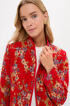 Sakura Blossom Chenille Jacquard Harrison Jacket