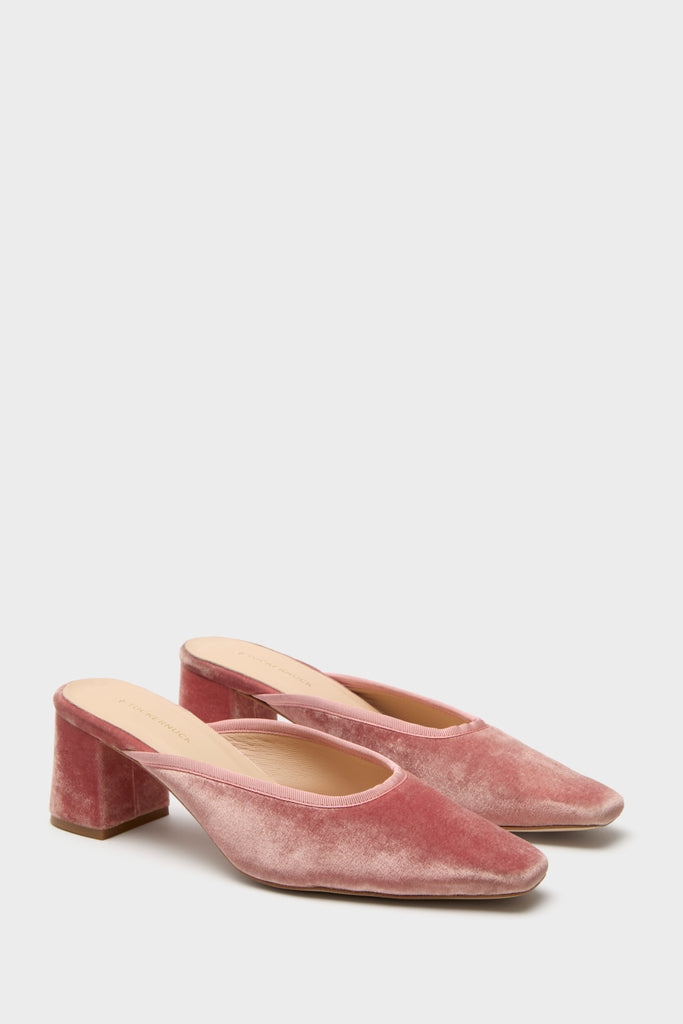 Blush Velvet Tilda Mules | Tuckernuck Shoes