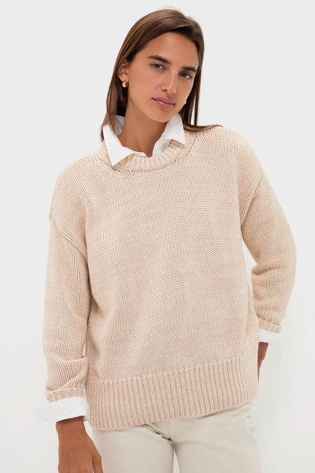 Sandstone Cotton Cliff Crewneck Sweater Tuckernuck