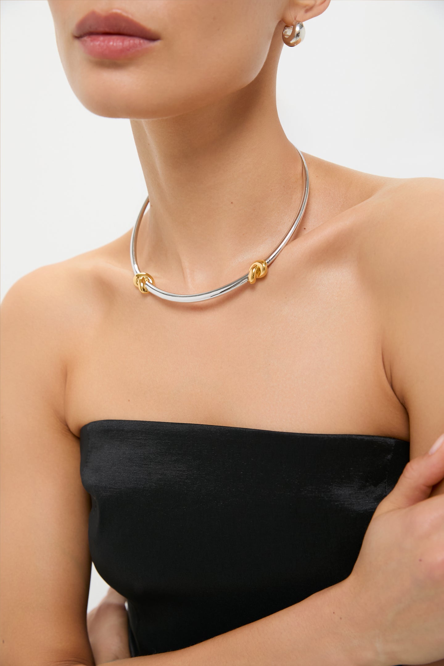 Mixed Lucy Williams Knot Torque Necklace