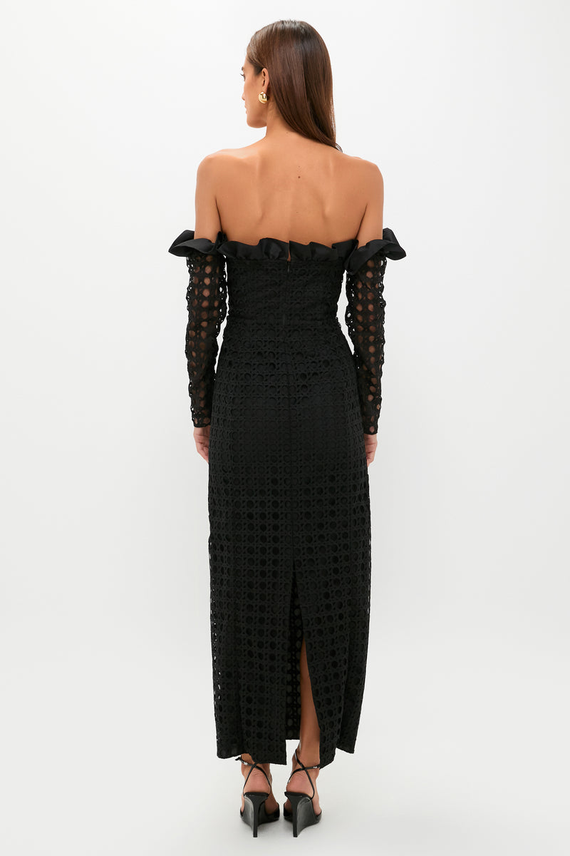 Cane Lace Off the Shoulder Monique Dress