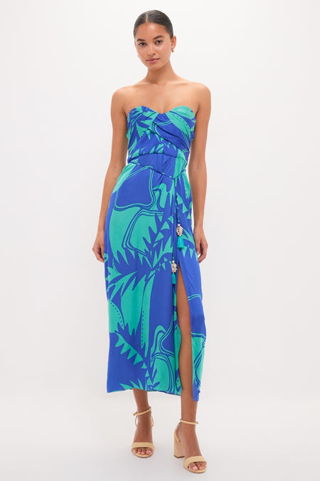 Blue Oasis Collina Long Dress